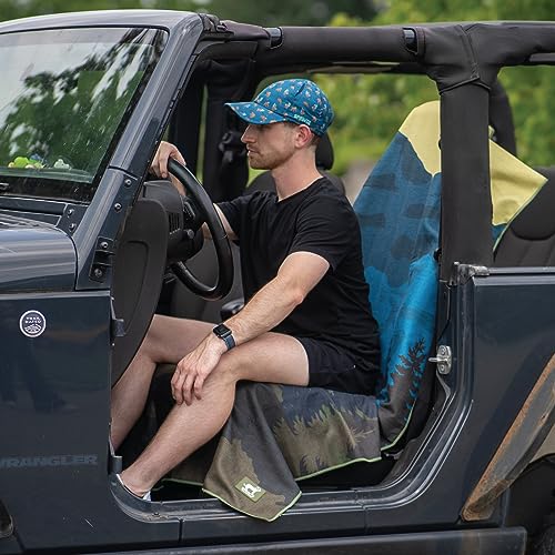 Sprints Athletic Running Towel, Full-Sized, Car Seat Cover - Performance Microfiber… (Grizzly Guide) - Image 2