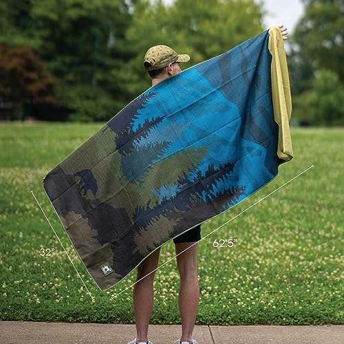 Sprints Athletic Running Towel, Full-Sized, Car Seat Cover - Performance Microfiber… (Grizzly Guide) - Image 3