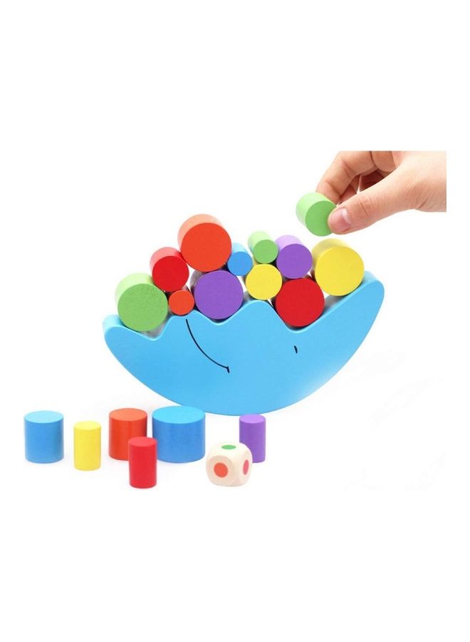 لعبة بناء إطار توازن من الخشب على شكل قمر - Image 4