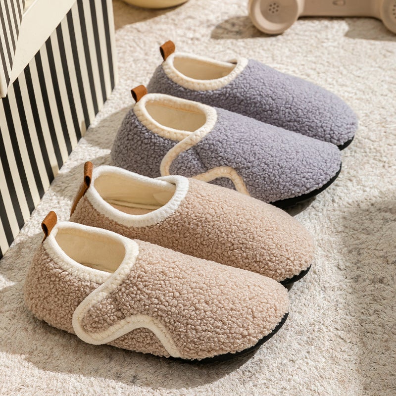 Adult Fleece-Lined Thickened Floor Shoes Men And Women Couple Home Shoes Adult Warm Indoor Non-Slip Children'S Socks - Image 4