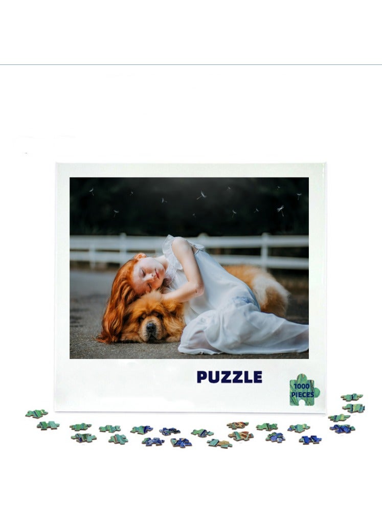 Anna 1000-Piece Thick Paper Puzzle for Fun and Stress Relief - Decorative Jigsaw Puzzle - Image 1
