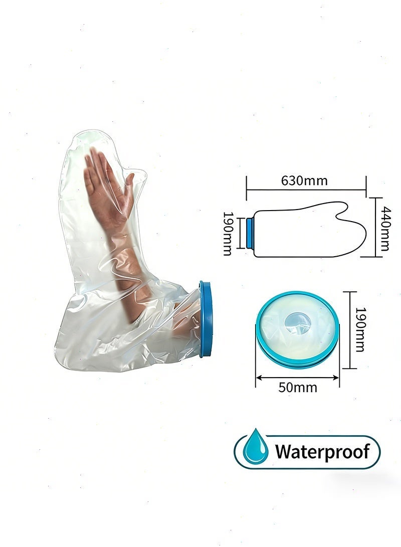 Yoawllty Arm Cast Covers for Shower, Wound Protector for Bath, Waterproof & Durable Dry Protection for Arms, Hands, Wrists, Elbow, Finger - Image 5