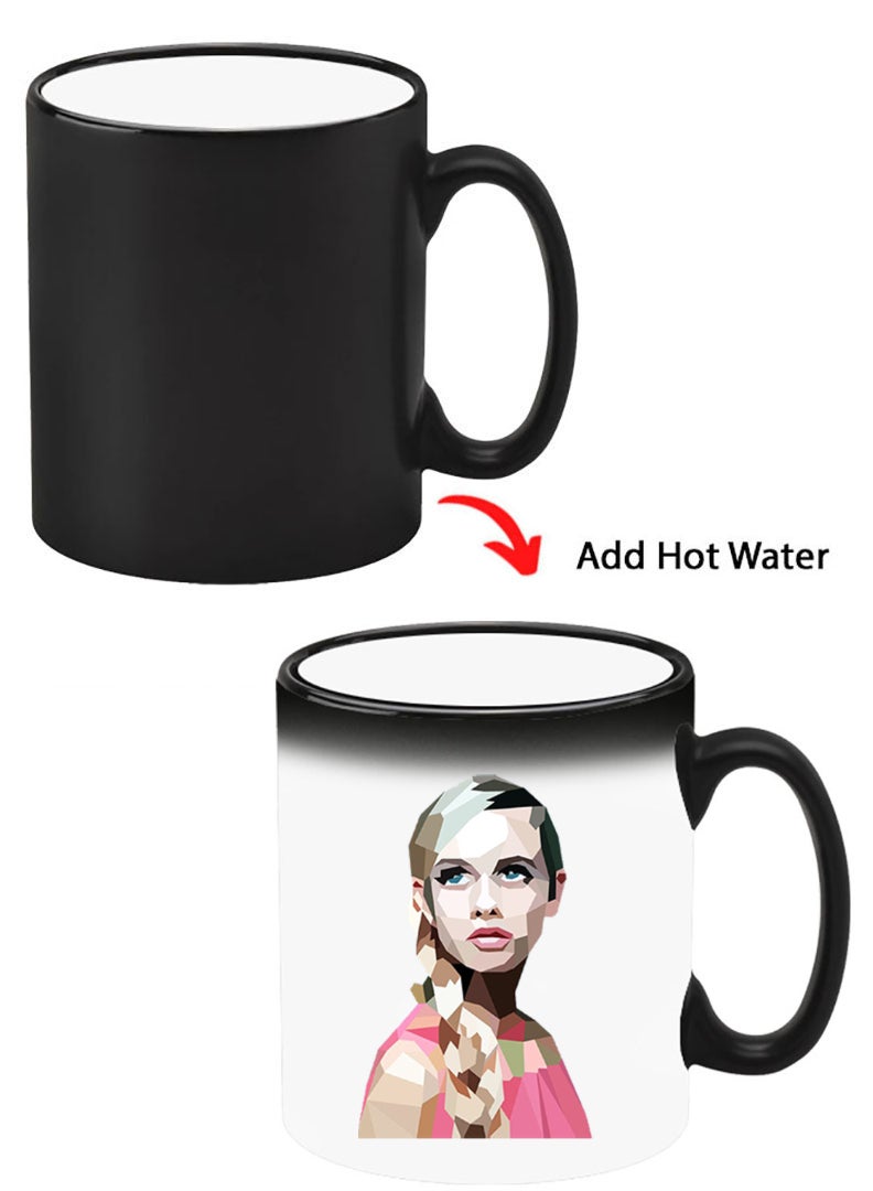 Theodor Color Changing Heat Sensitive Ceramic Mug, Image Revealed When HOT Liquid is Added! Girl - Image 1