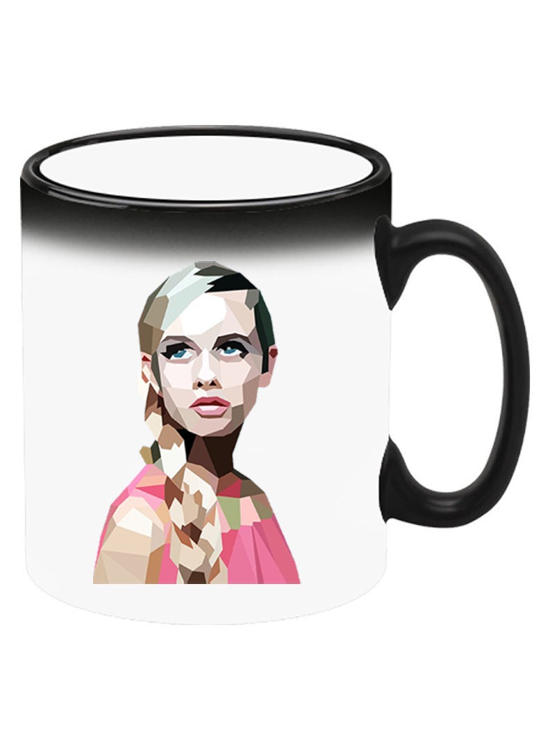 Theodor Color Changing Heat Sensitive Ceramic Mug, Image Revealed When HOT Liquid is Added! Girl - Image 2