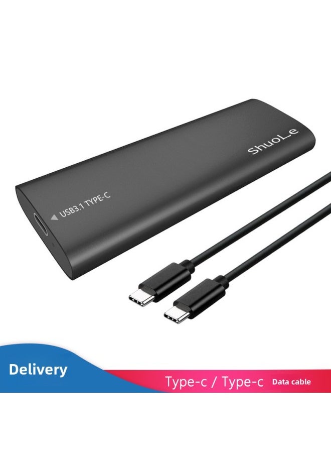 ماركة غير محددة M.2 Interface PCIe Protocol NVMe Solid SSD إلى USB3.1 Master Type-c صندوق القرص الصلب - اللون: SL-TP06-CC أسود  - Image 1