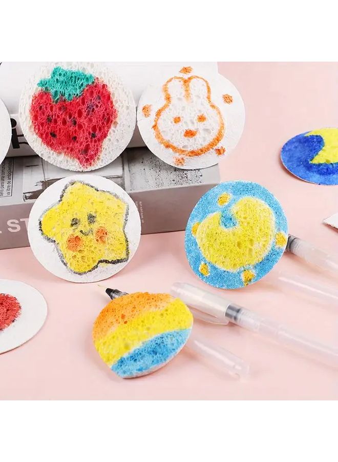 مجموعة طلاء الرغوة السحرية للطباعة ثلاثية الأبعاد DIY، لوحة رسم إبداعية، لوحة إسفنجية، أدوات حرفية من لب الخشب المضغوط، أدوات تعليمية، 10 قطع موديل A03 - Image 5