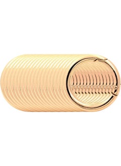 1'' Round Spring Gate O-Ring Clasp Push Snap Hook Belt Hardware Loop, for Handbags, Keys, Light Gold - 20 Pcs