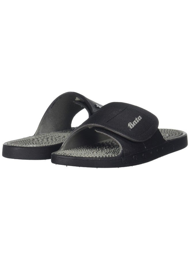 Bata Men's ALFRED Mule Slippers (8726490_BLACK_8 UK) - Image 3