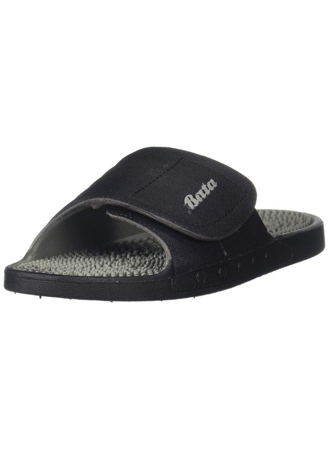 Bata Men's ALFRED Mule Slippers (8726490_BLACK_8 UK) - Image 1