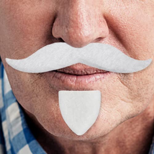 KICNIC 60 Pcs Fake Mustaches Self Adhesive (20 Designs) Novelty Hairy Beard Costume Facial Hair for Party Supplies Decorations, Suitable for All Ages Multicolored - Image 4