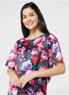 Floral Crew Neck T-Shirt