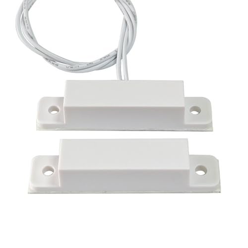 WESUA 5 Sets Magnetic Contacts Wired Window Door Contact Sensor Magnetic Reed Switch NC Surface Mounted Alarm Switch Sensor - Image 5
