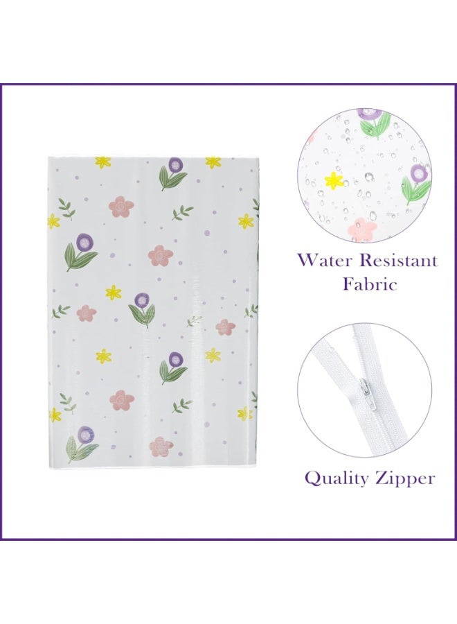 كفر غسالة متعدد الالوان والاشكال - مقاوم للماء بجودة عالية،  حماية ضد الرطوبة والغبار، كفر غسالة وتر بروف ، كفر غسالة  تحميل علوي كامل بتصميم عشوائي - Image 4