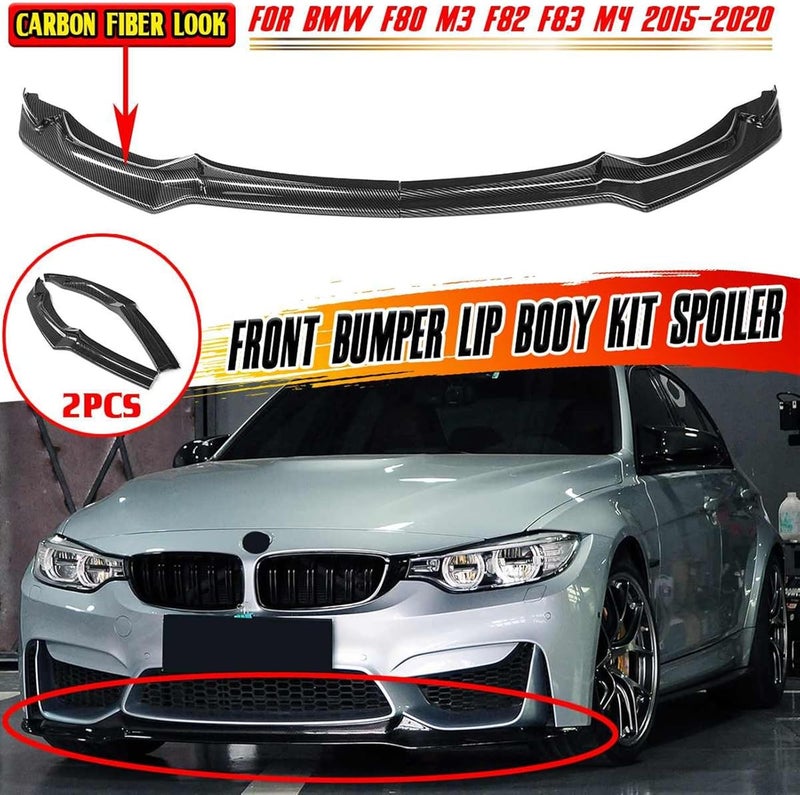 Wivplex F80 Car Front Bumper Lip Body Kit Spoiler - Image 2