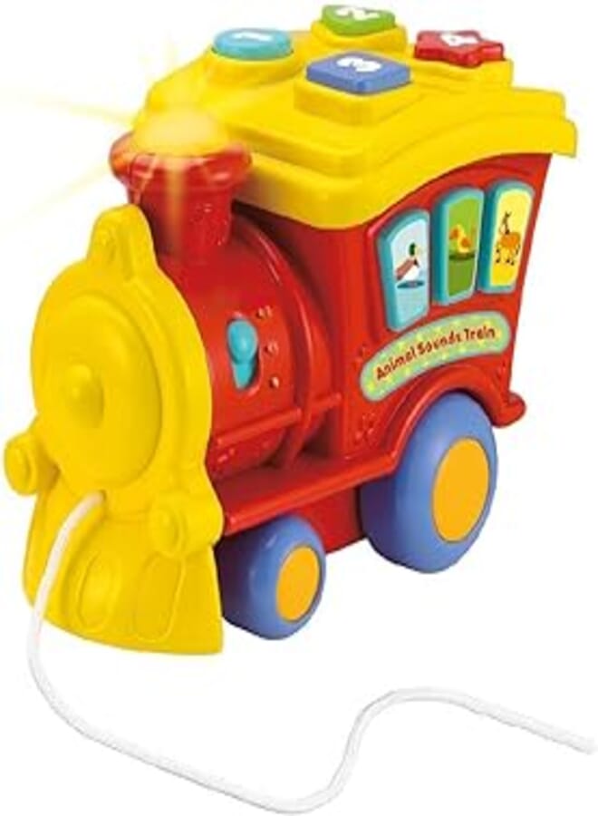 winfun- Train Animal Sounds - Yellow (CPA Toy Group 0677-01) - Assorted Colour/Model