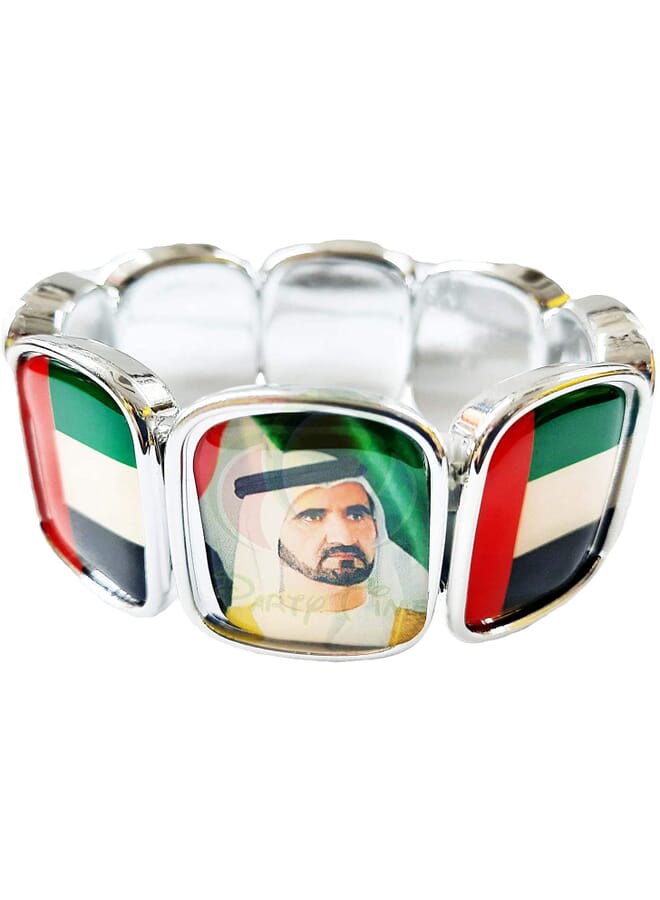 بارتي تايم سوار من الخرز البلاستيكي قطعة واحدة للرجال والنساء والأطفال بمناسبة اليوم الوطني لدولة الإمارات العربية المتحدة - Image 1