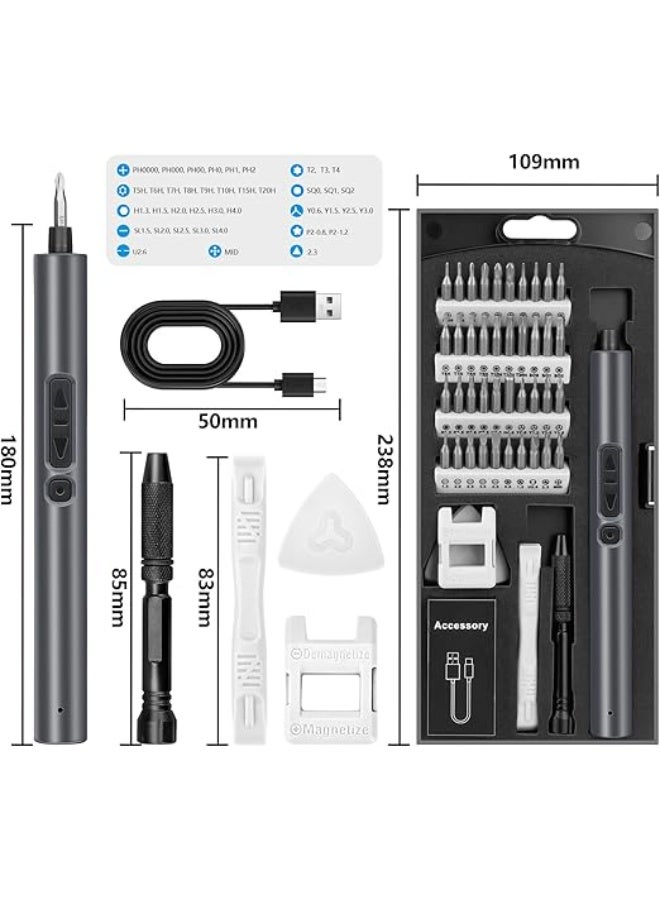 52-in-1 Magnetic Electric Screwdriver Set – Precision Tools for Phones, Laptops, Cameras, and Electronics - Image 2