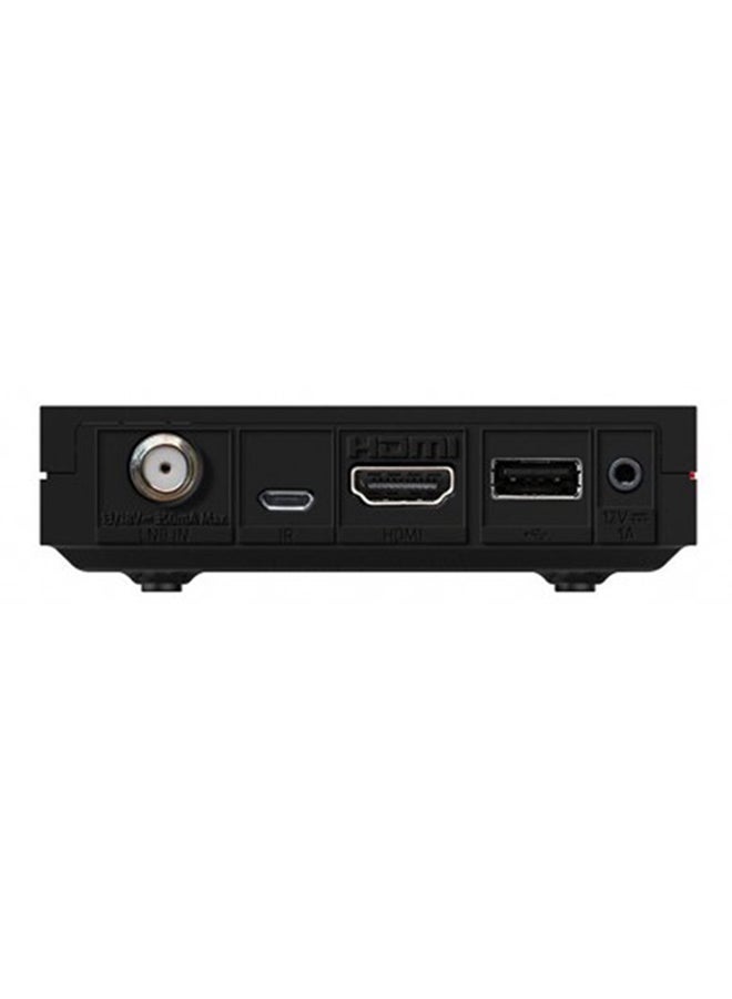 Humax F1 ميني بلاك مستقبل فضائي رقمي عالي الوضوح – 1080p HD صوت وفيديو, تصميم مدمج, دعم متعدد للأقمار الصناعية, بحث سريع عن القنوات, ترفيه منزلي موثوق - Image 2