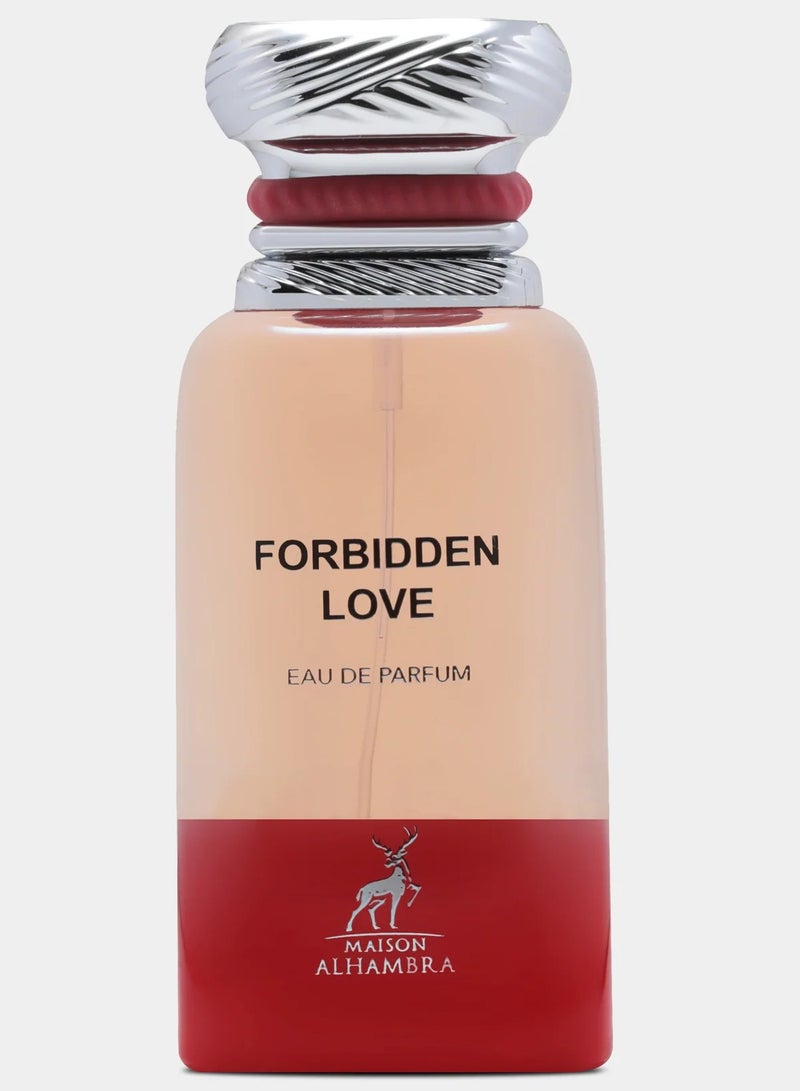 ميزون الهمبرا ميزون الحمراء فوربيدن لوف او دي بارفان 80 مل - Image 3