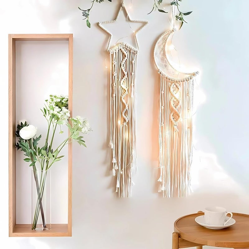 ecofynd 10pcs Moon 6 Inch Metal Crafts Hoops, Gold Dream Catcher Rings Supplies, Macrame Creations Ring for Wreath Crafts, DIY Projects handicrafts Decoration Wall Hanging Craft (CS4002-GO) - Image 4