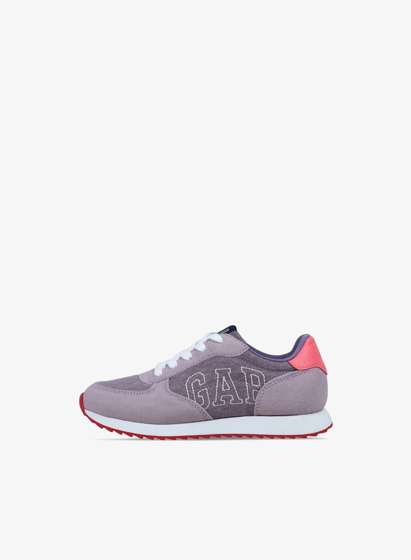 GAP Girls' Panelled Sneakers with Lace-Up Closure - Image 2