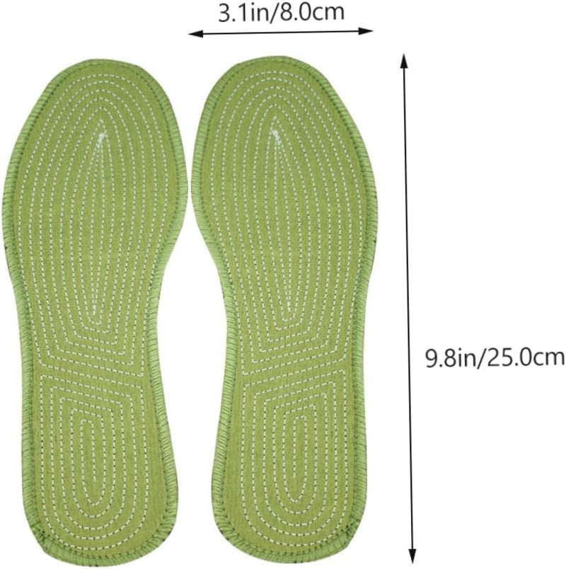 cheekyglo 20 Pairs Women Athletic Shoe Running Inserts for Soft Hiking Absorption Cm Xx Extra Sports Pads Cotton Men Barefoot Outdoor Terry Breathable Comfortable Adults Walking Sweat Foot - Image 3