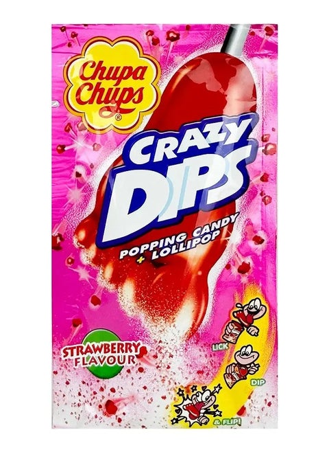 Chupa Chups strawberry flavored lollipop 14g