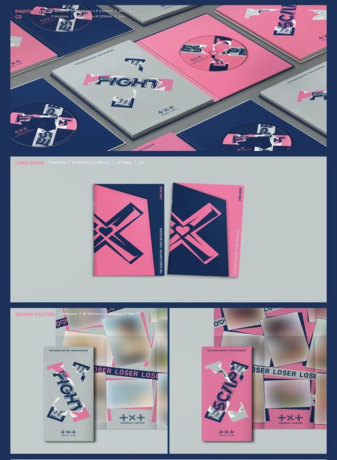 Big Hit Ent. ألبوم "تشاوس تشابتر: قتال أو هروب" من إنتاج شركة بيغ هيت، مع مجموعة بطاقات صور إضافية (مجموعة إصدارات "قاتل + هروب") (BHE0082) - Image 3