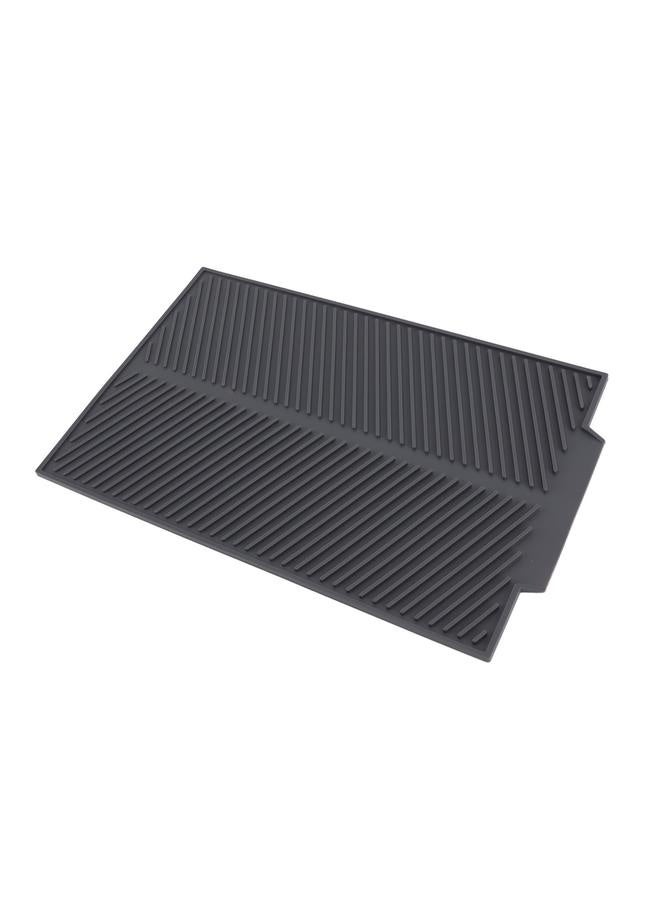 Beauenty Silicone Dish Drying Mat Anti Slip Shock Proof Easy To Clean Kitchen Counter Drying Mat for Dish Bowl Fork S 39x25cm - Image 5