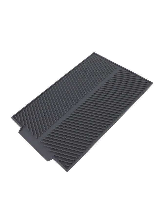 Beauenty Silicone Dish Drying Mat Anti Slip Shock Proof Easy To Clean Kitchen Counter Drying Mat for Dish Bowl Fork S 39x25cm - Image 4