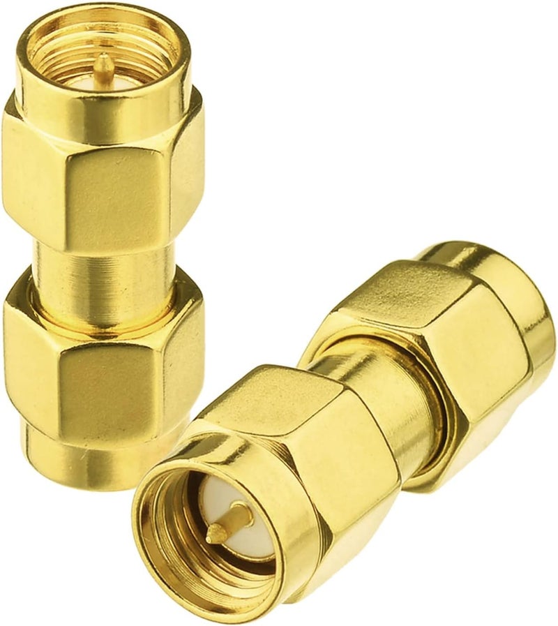 Superbat SMA Male to SMA Female Bulkhead RF Coaxial Cable RG8X Cable 15ft + 3pcs RF Coax SMA Adapter Kit for SDR Antenna Ham Radio,3G 4G LTE Antenna,ADS-B,GPS etc. - Image 4