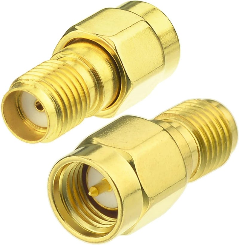 Superbat SMA Male to SMA Female Bulkhead RF Coaxial Cable RG8X Cable 15ft + 3pcs RF Coax SMA Adapter Kit for SDR Antenna Ham Radio,3G 4G LTE Antenna,ADS-B,GPS etc. - Image 5