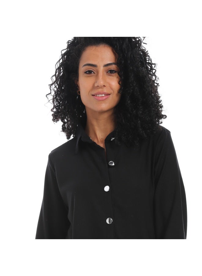 Caesar Women's collared shirt with front buttons - Image 5