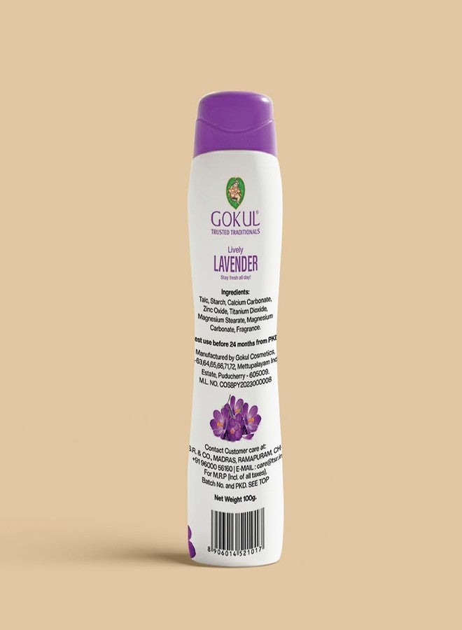 GOKUL Lively Lavender Body Talc - Image 2