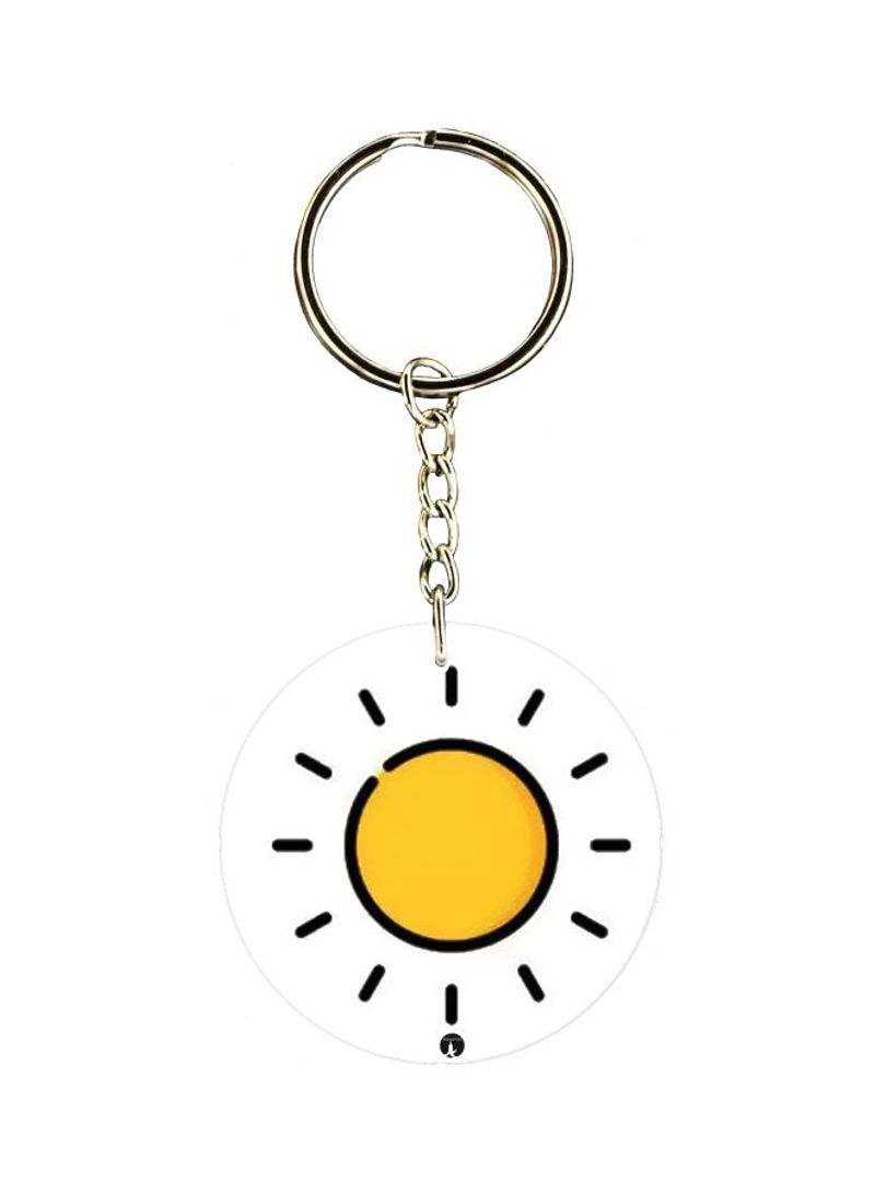 Cartoon Themed Single Sided Keychain