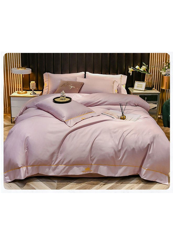 مجموعة أغطية سرير من مودال مكونة من 4 قطع مع 1 غطاء لحاف و 1 شريحة و 2 حالات وسادة سرير 2م (200 * 230 سم) - Image 2