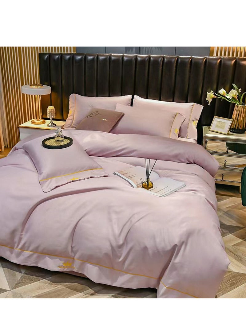 مجموعة أغطية سرير من مودال مكونة من 4 قطع مع 1 غطاء لحاف و 1 شريحة و 2 حالات وسادة سرير 2م (200 * 230 سم) - Image 4