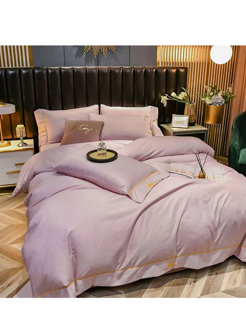 مجموعة أغطية سرير من مودال مكونة من 4 قطع مع 1 غطاء لحاف و 1 شريحة و 2 حالات وسادة سرير 2م (200 * 230 سم) - Image 3