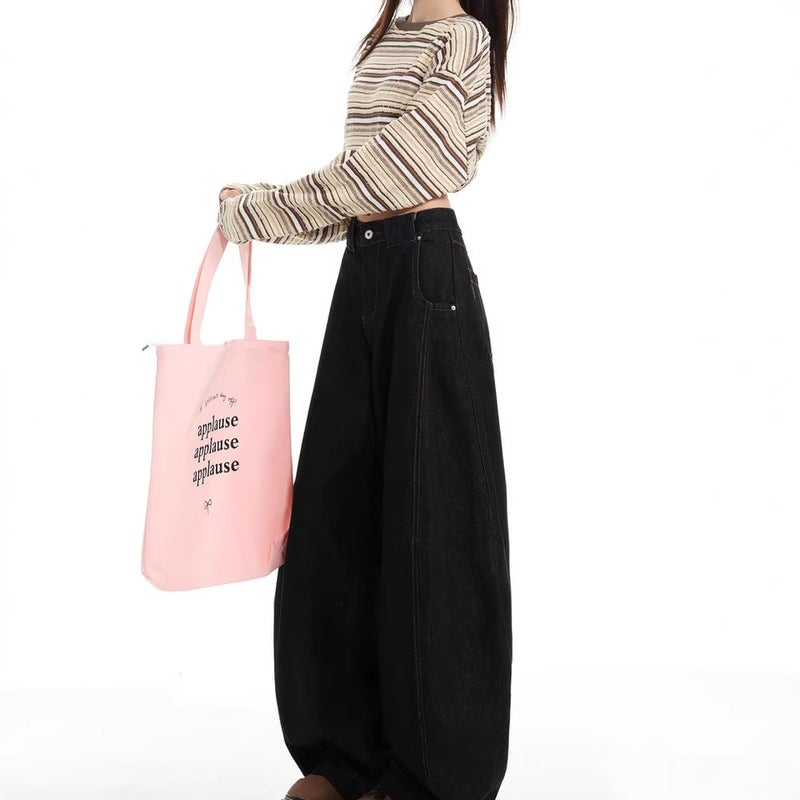 Unisex Classic Denim Jeans Loose Fit Daily Outdoor Wear - Image 5