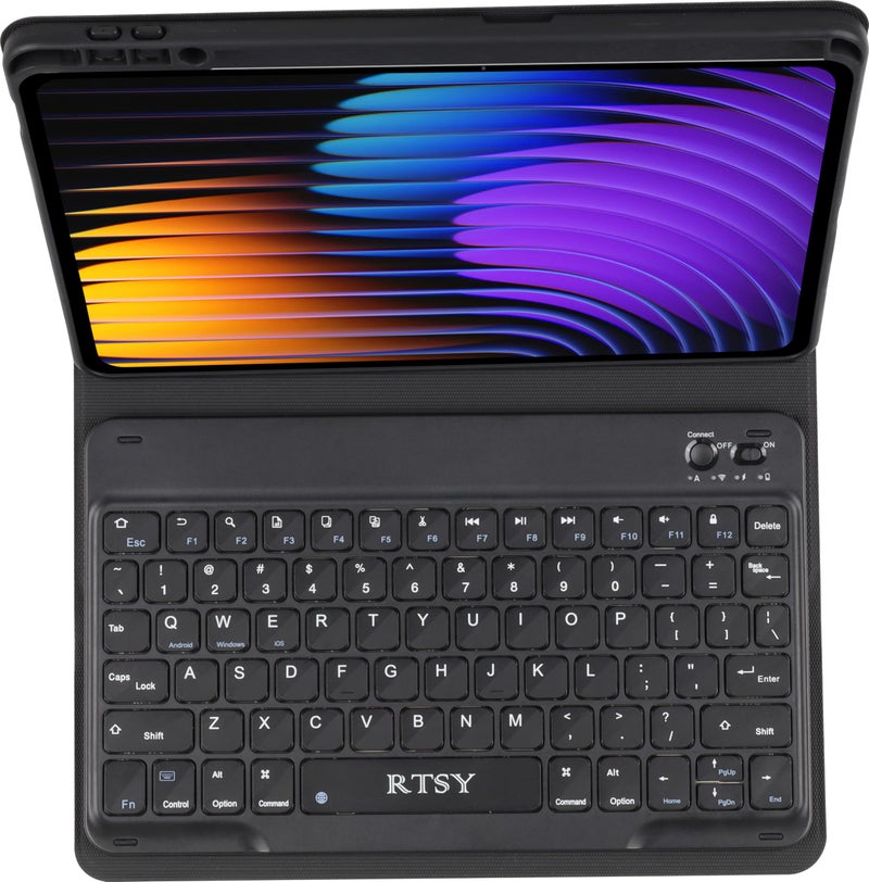 RTSY Keyboard Case for Xiaomi Pad 8 / Pad 7 / Pad 7 Pro (11.2 inch, 2026/2025/2024) with Anti Drop Keys, Stand Protective Cover, Multi Viewing Angle, Magnetically Detachable Wireless Bluetooth KB - Image 3