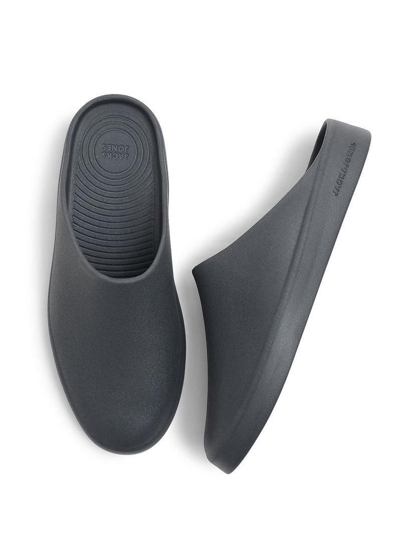 Jack & Jones Grey Sliders - Image 1