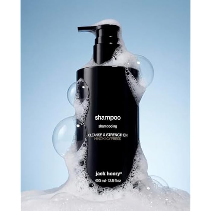 Jack Henry Creamy Shampoo – Supergreens, Keratin & Peptide Formula – pH Balancing, Volumizing, Sulfate-Free & Paraben-Free – All Hair Types – Natural Botanical Fragrance – 13.5 oz - Image 3