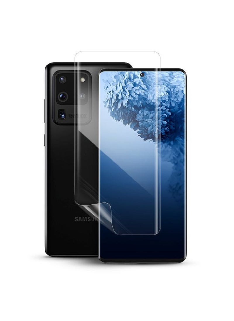Unipha Flexible TPU Screen Protector Designed For Samsung Galaxy S20 Ultra Clear HD Self Healing Unbreakable Film - Image 1