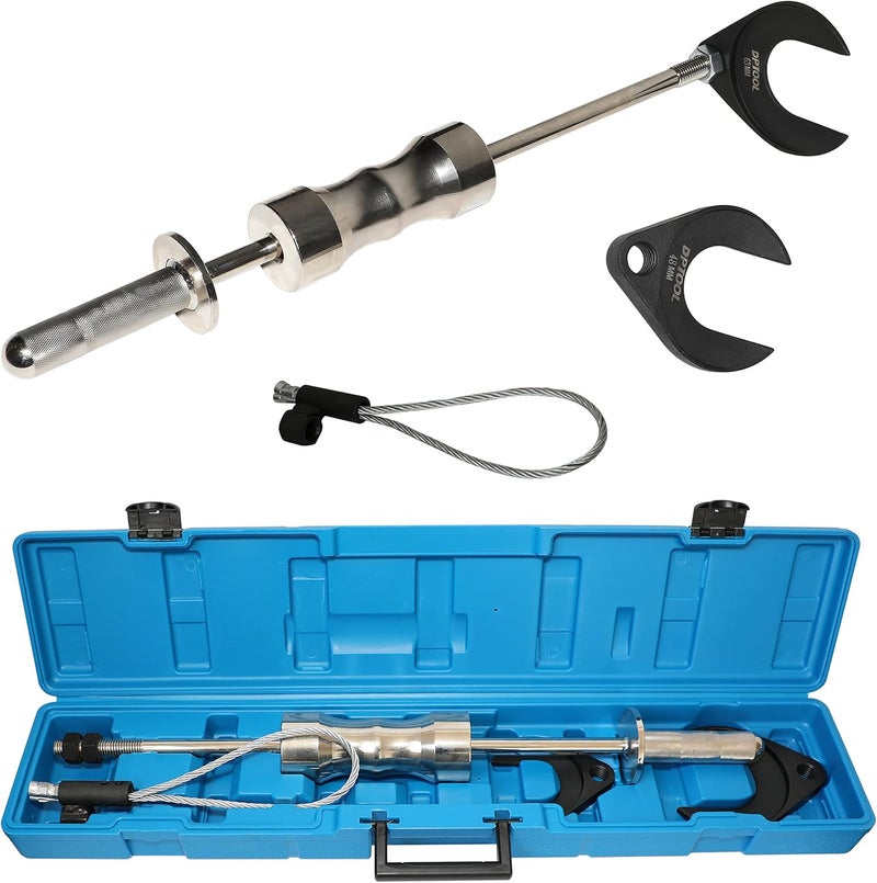 DPTOOL Inner CV Joint Puller Slide Hammer Tool Kit with 63mm and 48mm Forks - Image 1