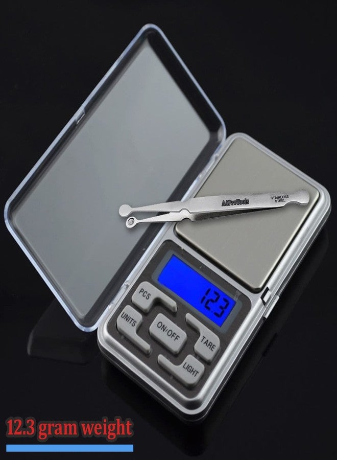 AAProTools Bead Ball Holding Tweezers 4 1/2 Piercing Tool - Image 5