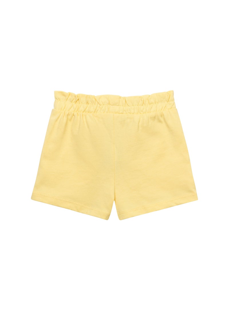 MINOTI Kids Girls’ Jersey Shorts With Elastic Waistband, Drawstring And Pockets - Image 2