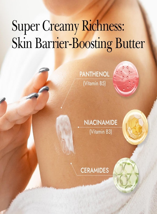 THERAPISPA Moisturizing Body Butter - Rich Body Cream with Shea Butter, Ceramides, Collagen & Vitamin B5 to Repair & Soften Dry, Cracked Skin (Gold, 7.0 fl oz) - Image 2