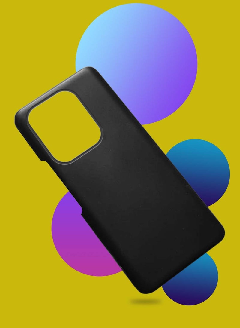 Wtech Xiaomi Poco M6 Pro 5G 2023 Premium Liquid Silicone Case Cover - Black - Image 2