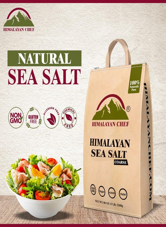 Himalayan Chef Sea Salt, Coarse Grain, 5 Pound Bag - Image 2