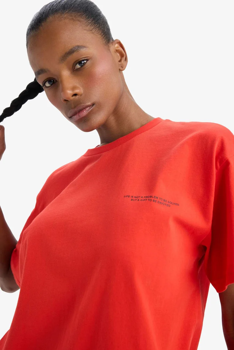 Defacto DeFactoFit Oversize Fit Crew Neck T-Shirt